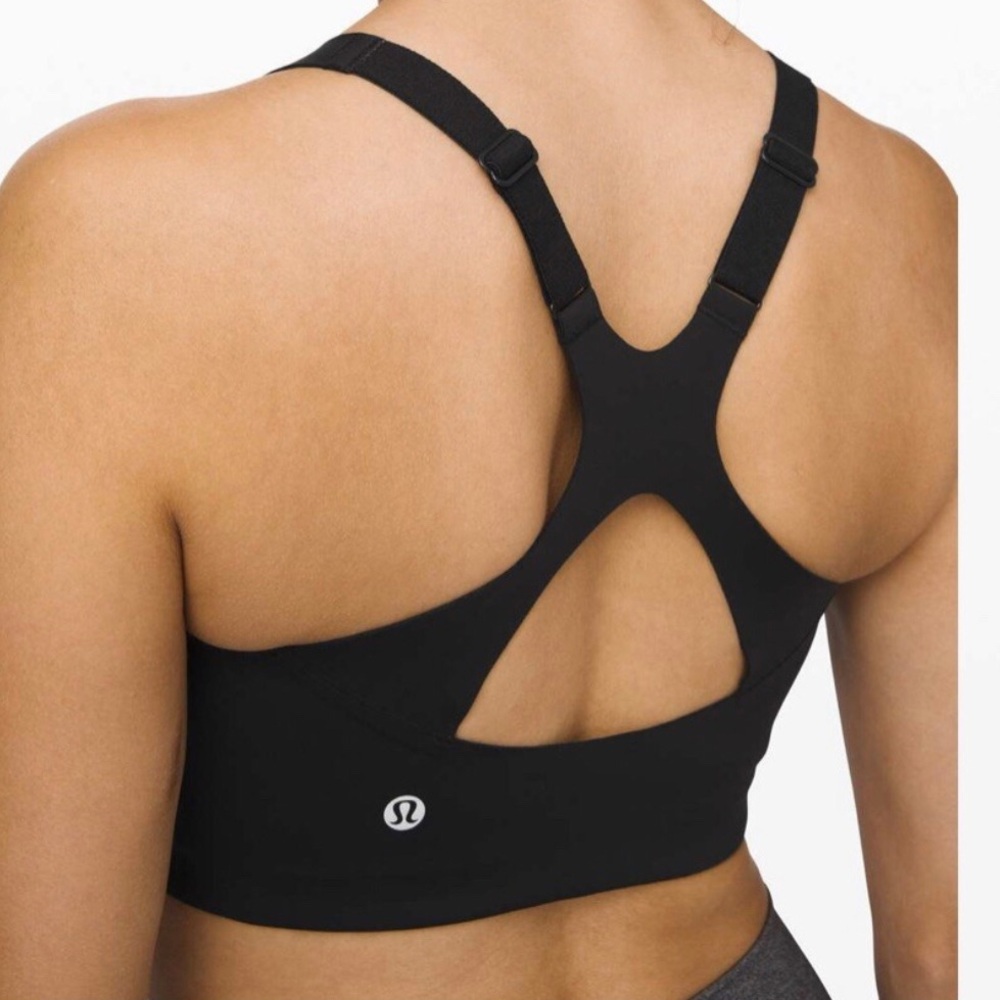 lululemon athletica Black Racerback Sports Bra